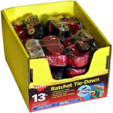 Hampton 13 ft. Ratchet Tie Down, Orange 8867046